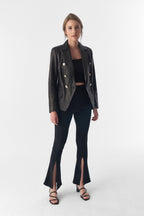Josephine Leather Blazer