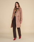 Soho Leather Trench Coat