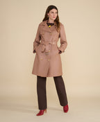 Soho Leather Trench Coat
