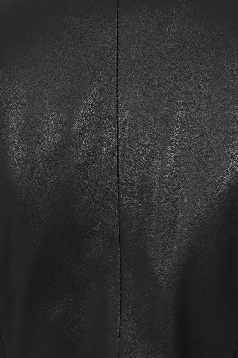 KAREN Nappa Leather Blazer Jacket - Women's Black Hip Length
