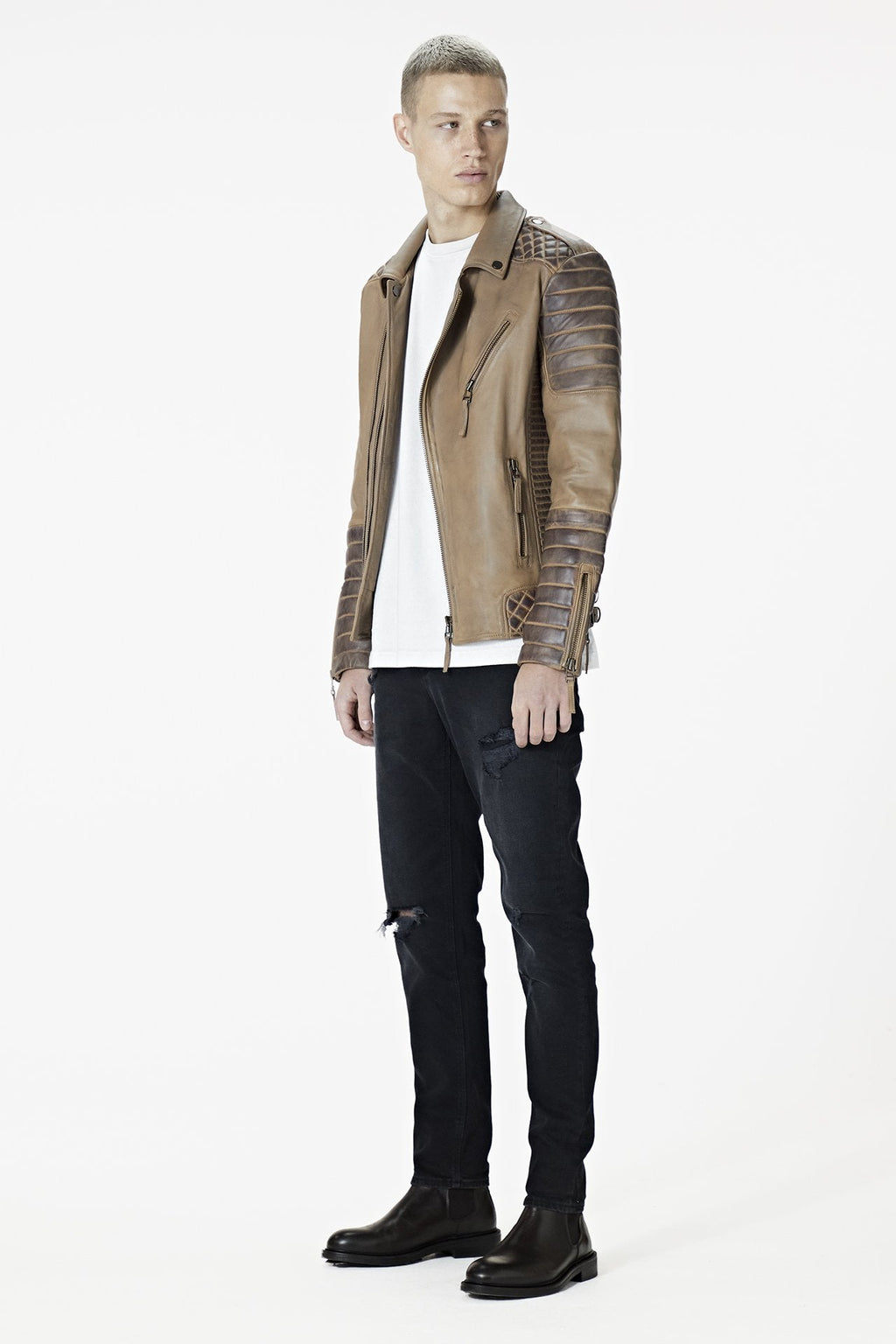 Kay Michaels 2.0 Tall: Desert Leather Jacket (Man)