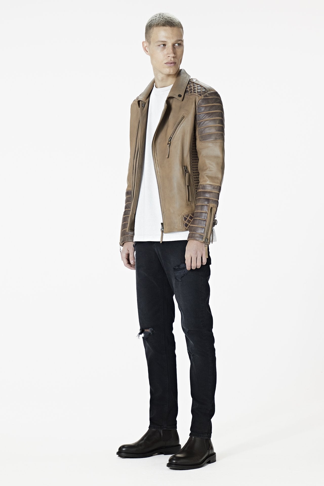 Kay Michaels 2.0 Tall: Desert Leather Jacket (Man)