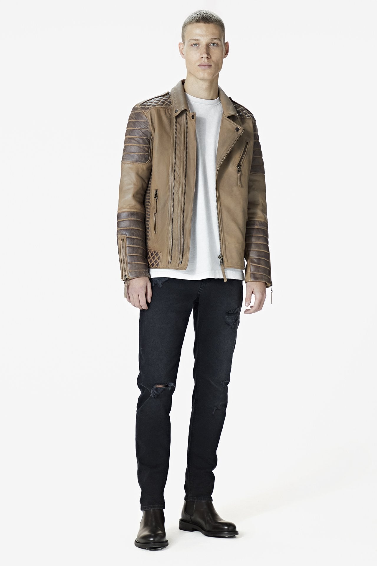 Kay Michaels 2.0 Tall: Desert Leather Jacket (Man)