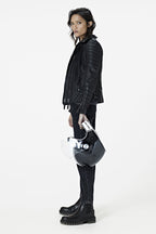 Kay Michaels: Biker Protection Leather Jacket (Woman)