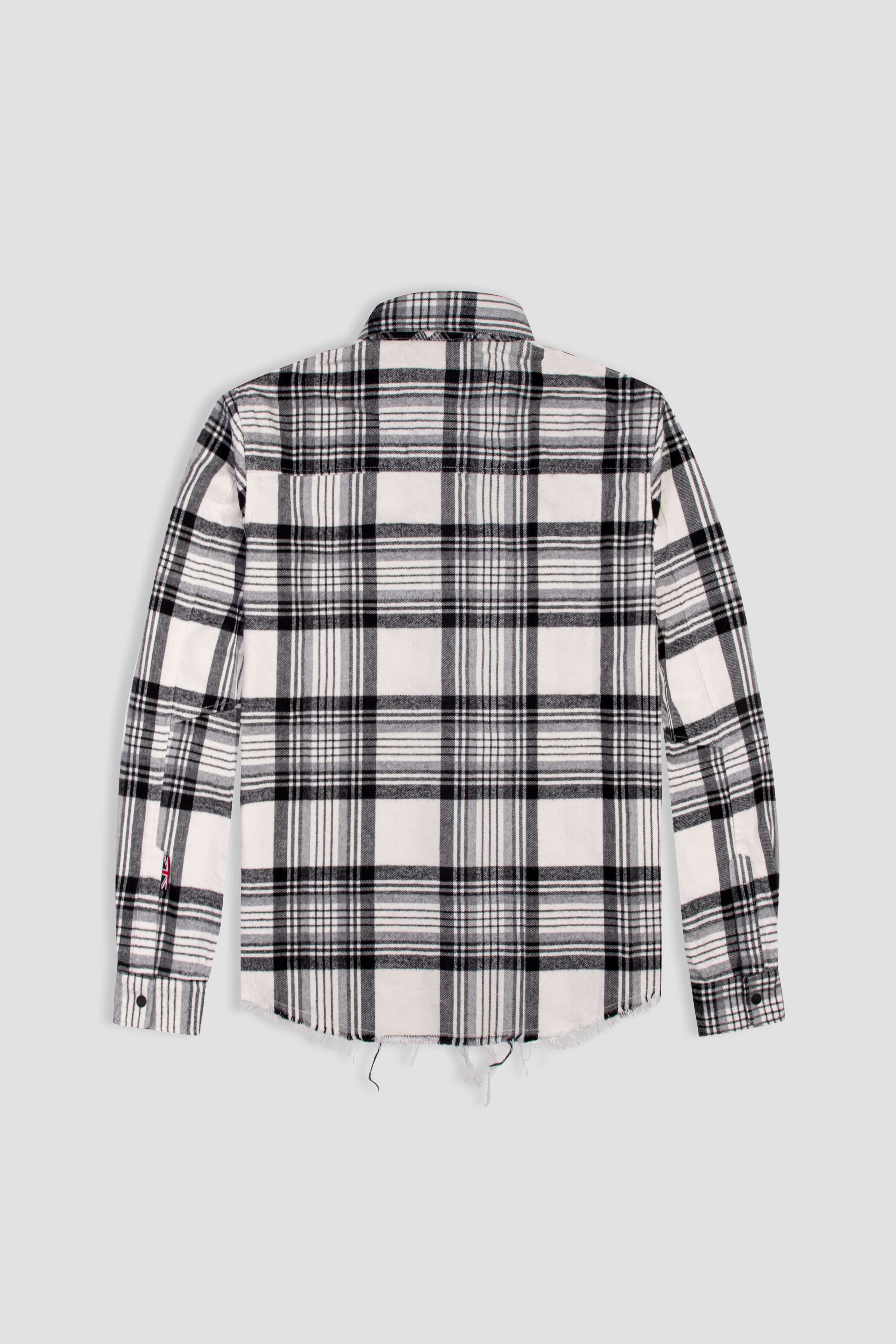 BODA Checked Cotton Overshirt Tall