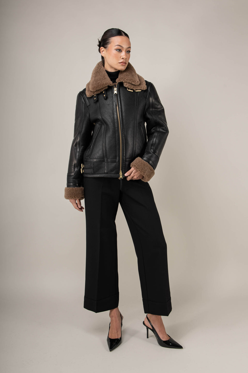 Bronx Shearling Jacket Tall (Woman)