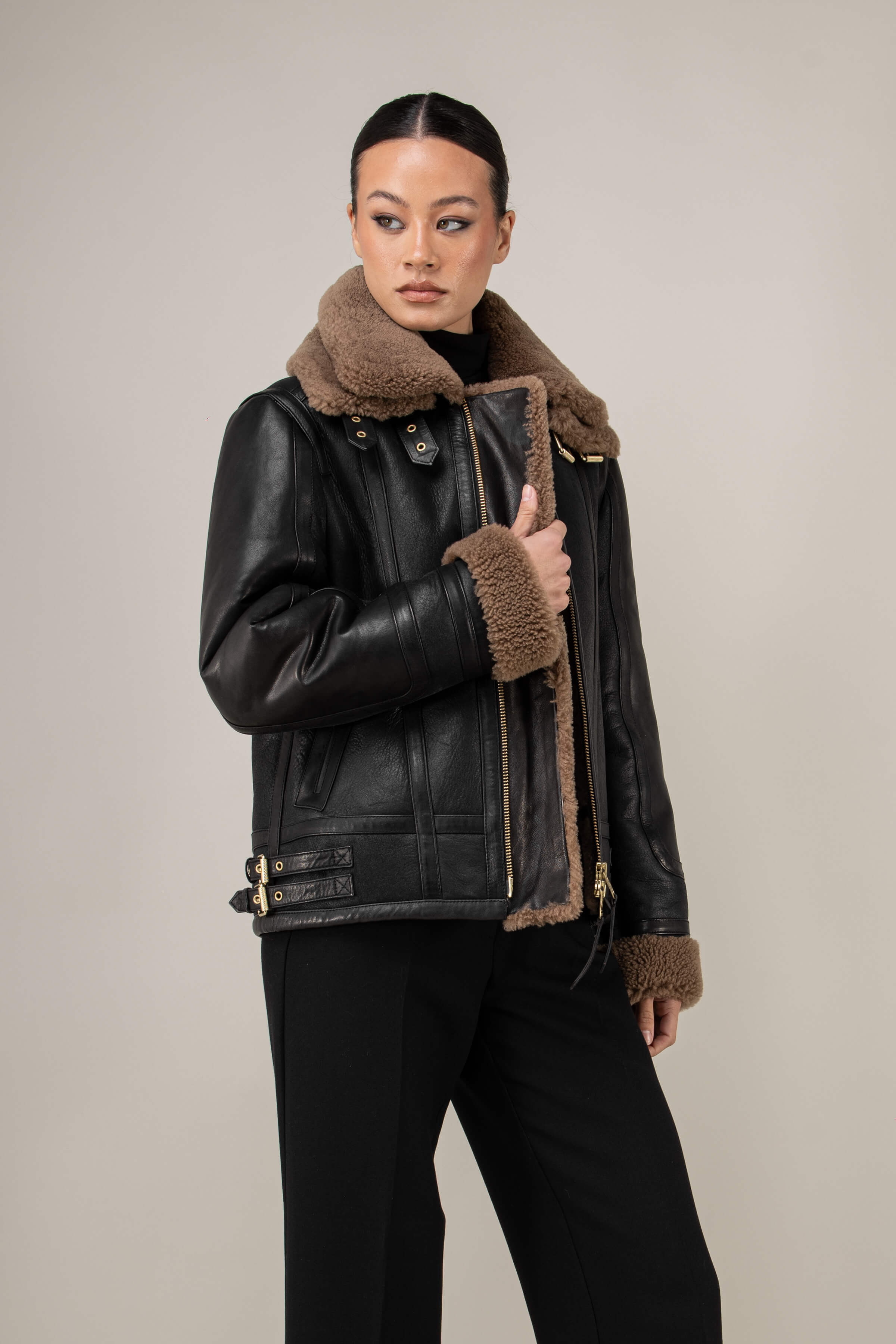 Bronx Shearling Jacket (Woman)