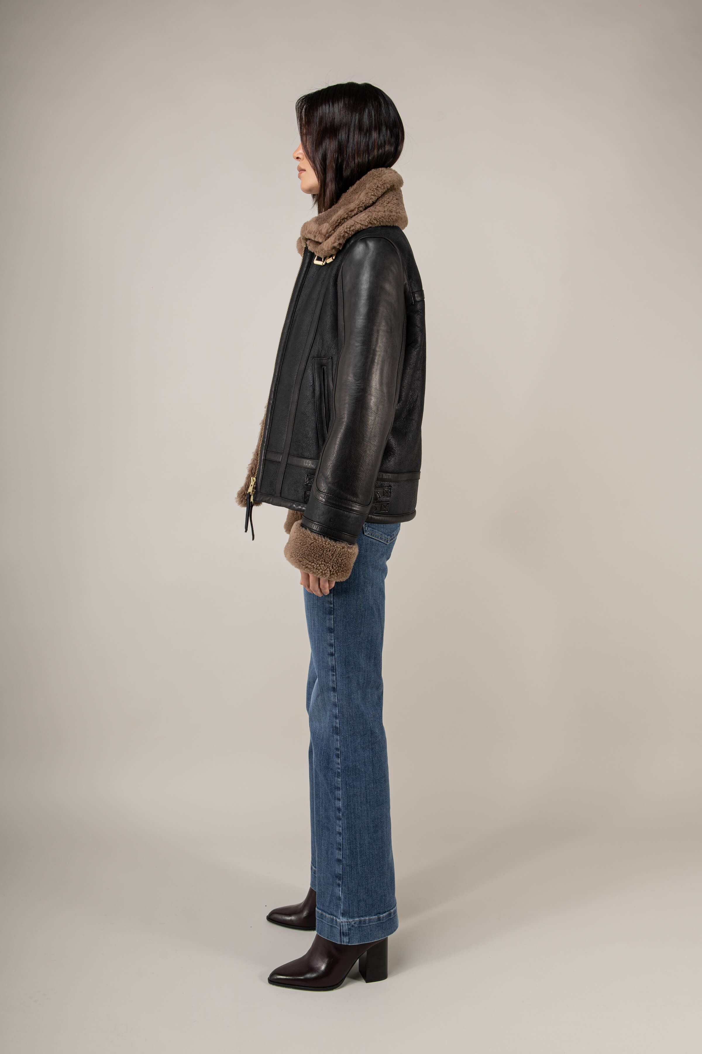 Bronx Shearling Jacket Tall (Woman)