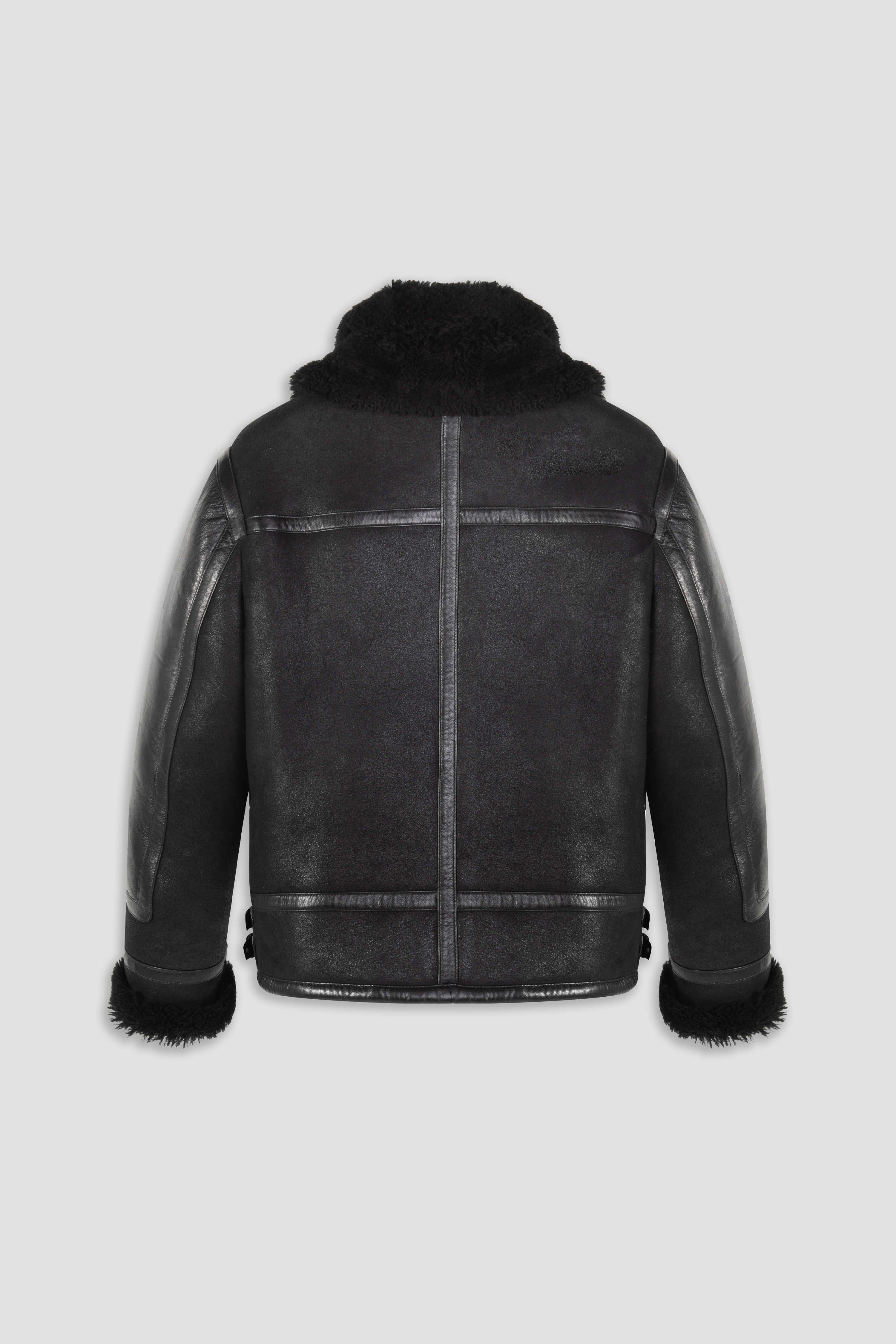 Bronx: Noir Shearling Jacket (Woman)