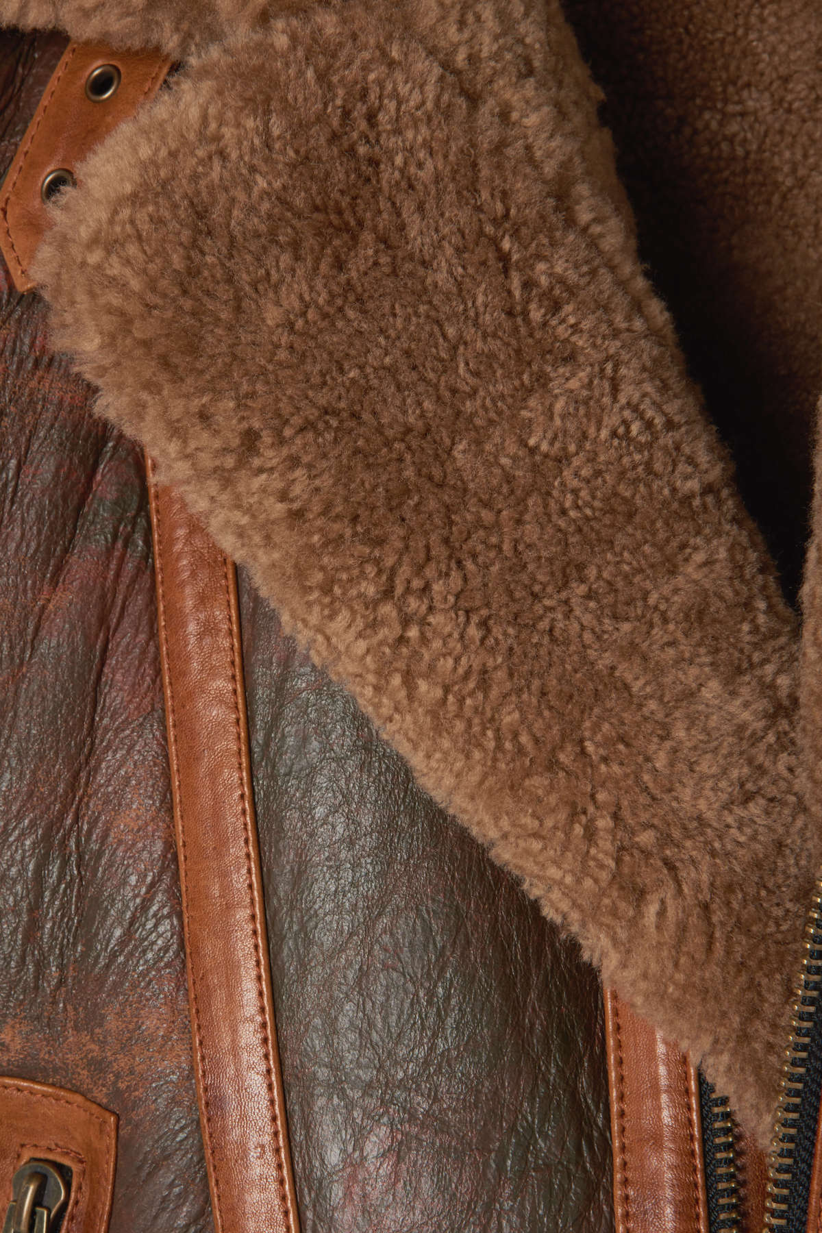 Bronx: Vintage Shearling Jacket (Man)