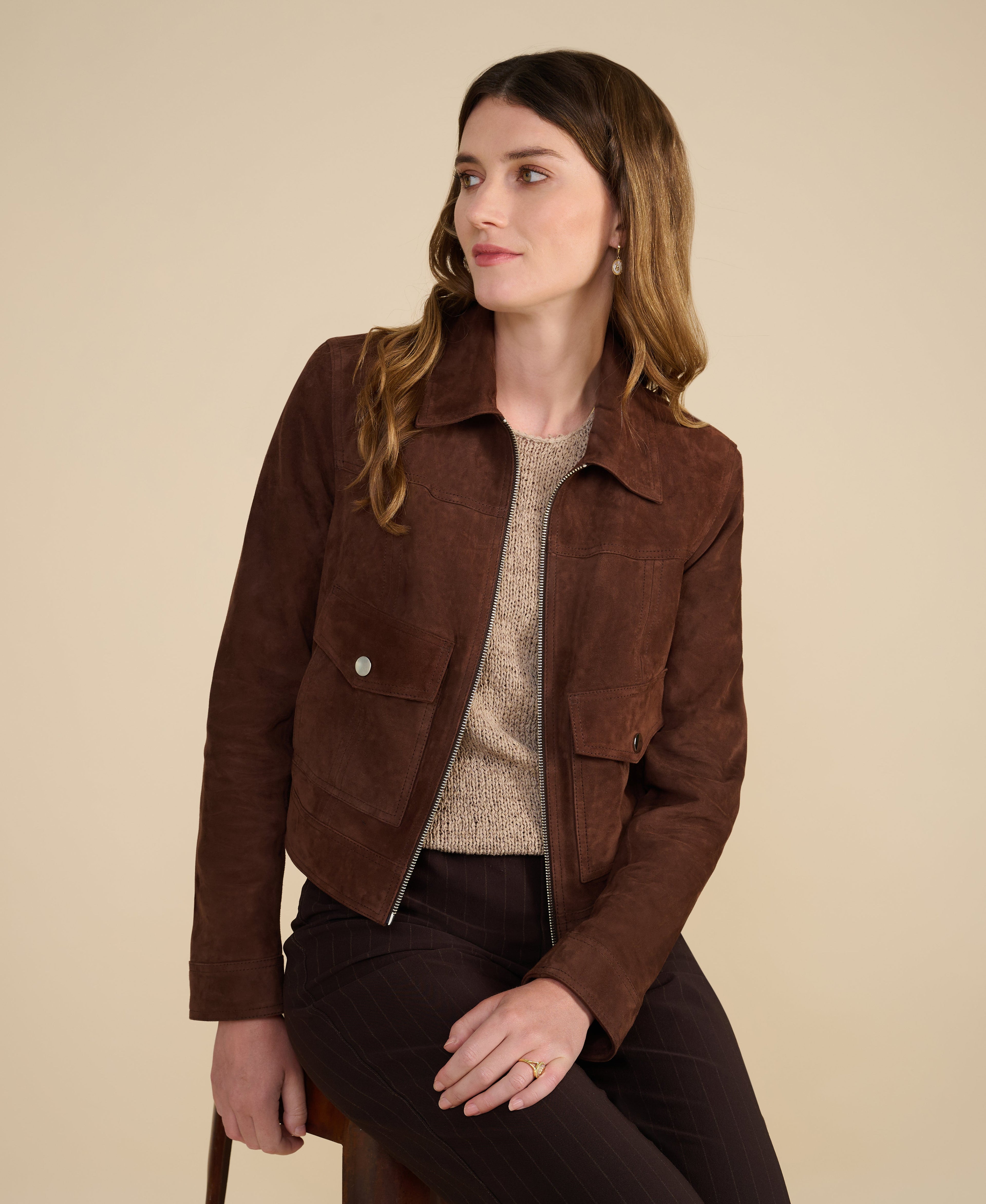 Isabella Suede Jacket