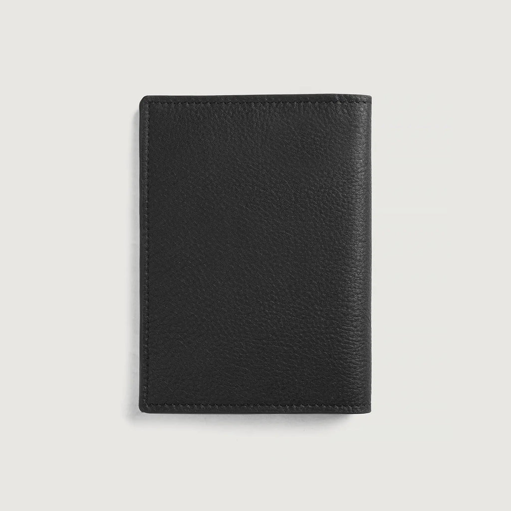 Bernardi Black Leather Travel Wallet