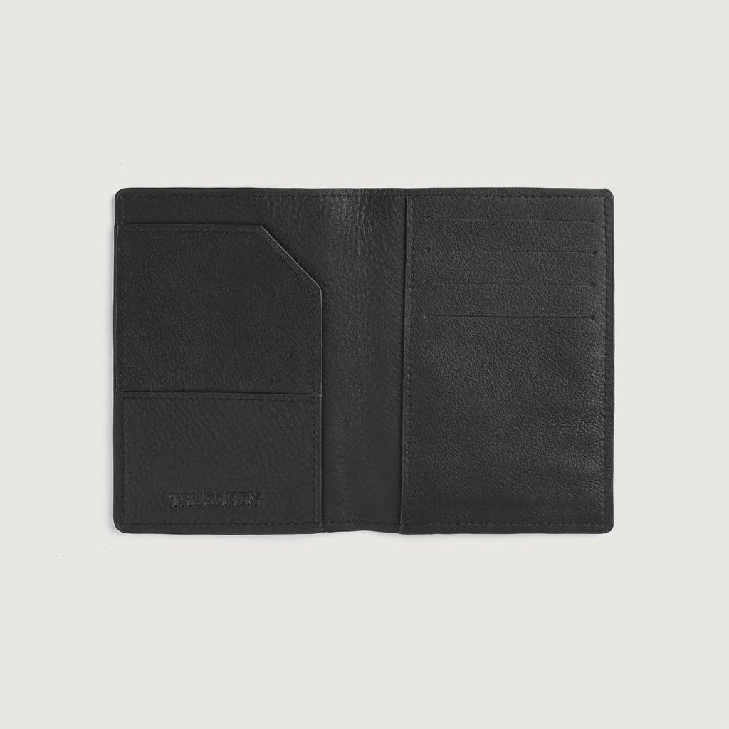 Bernardi Black Leather Travel Wallet