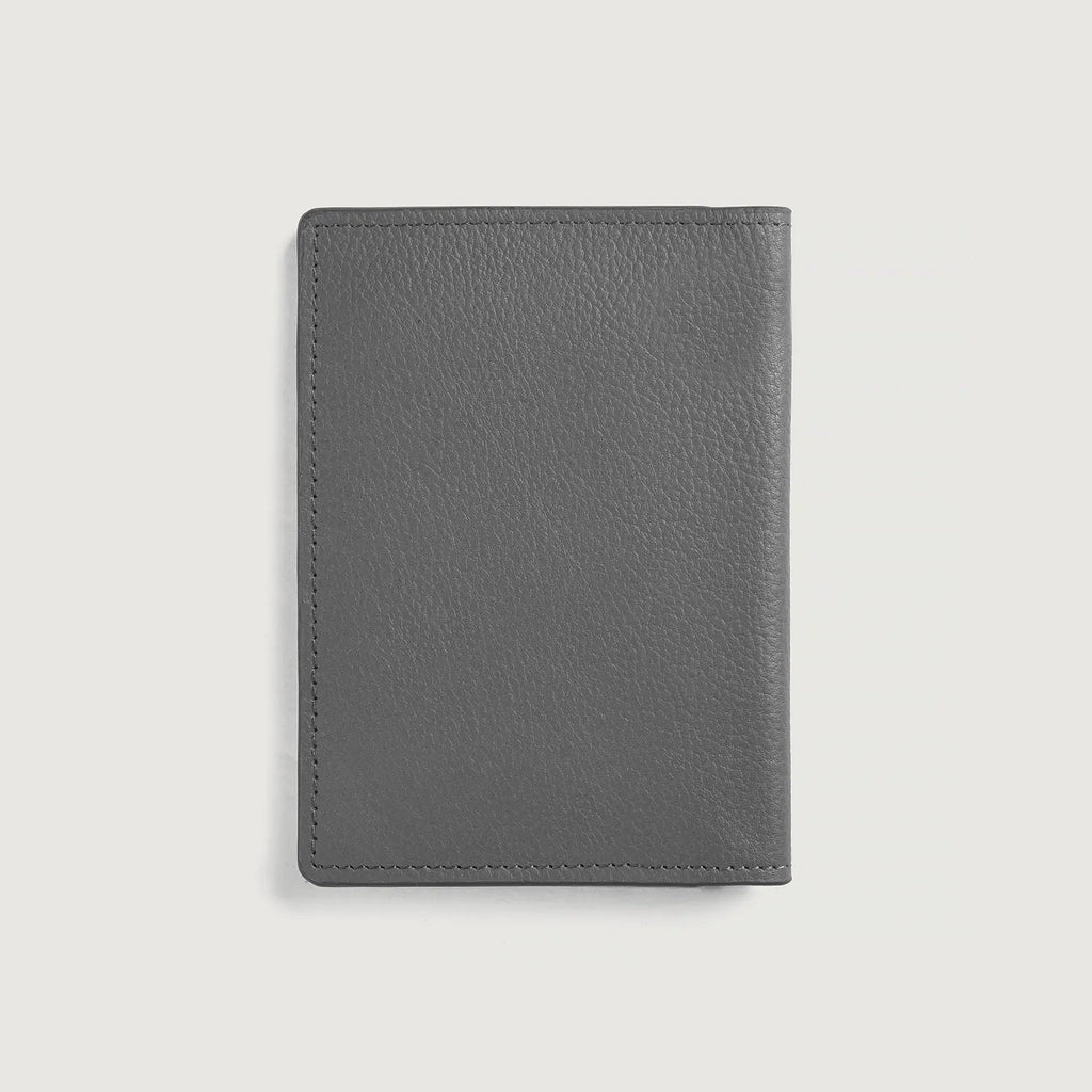 Bernardi Grey Leather Travel Wallet
