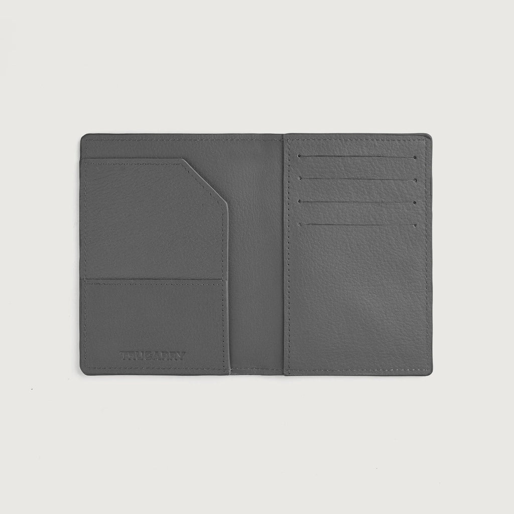 Bernardi Grey Leather Travel Wallet