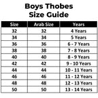 Kid's Boys Moroccan Thobe Jubba Robe Eid Djellaba Gandoura