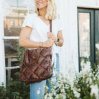 Limited Edition Bridger Leather Tote Small | Vintage Mahogany