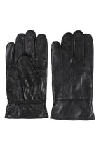 Men's Soft Nappa Leather Gloves Black - Warm Lined Size S-M