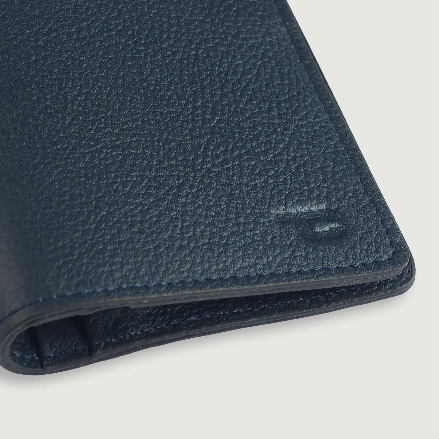 Cameron Grey Leather Long Wallet