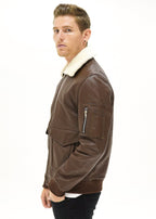 Vulcan Flight Jacket - Brown Leather