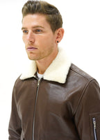 Vulcan Flight Jacket - Brown Leather