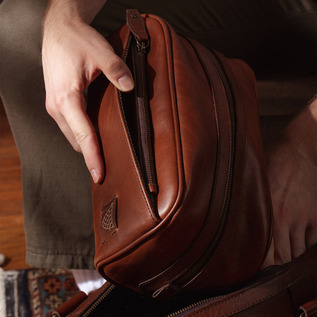 Jefferson Leather Dopp Kit | Elderwood