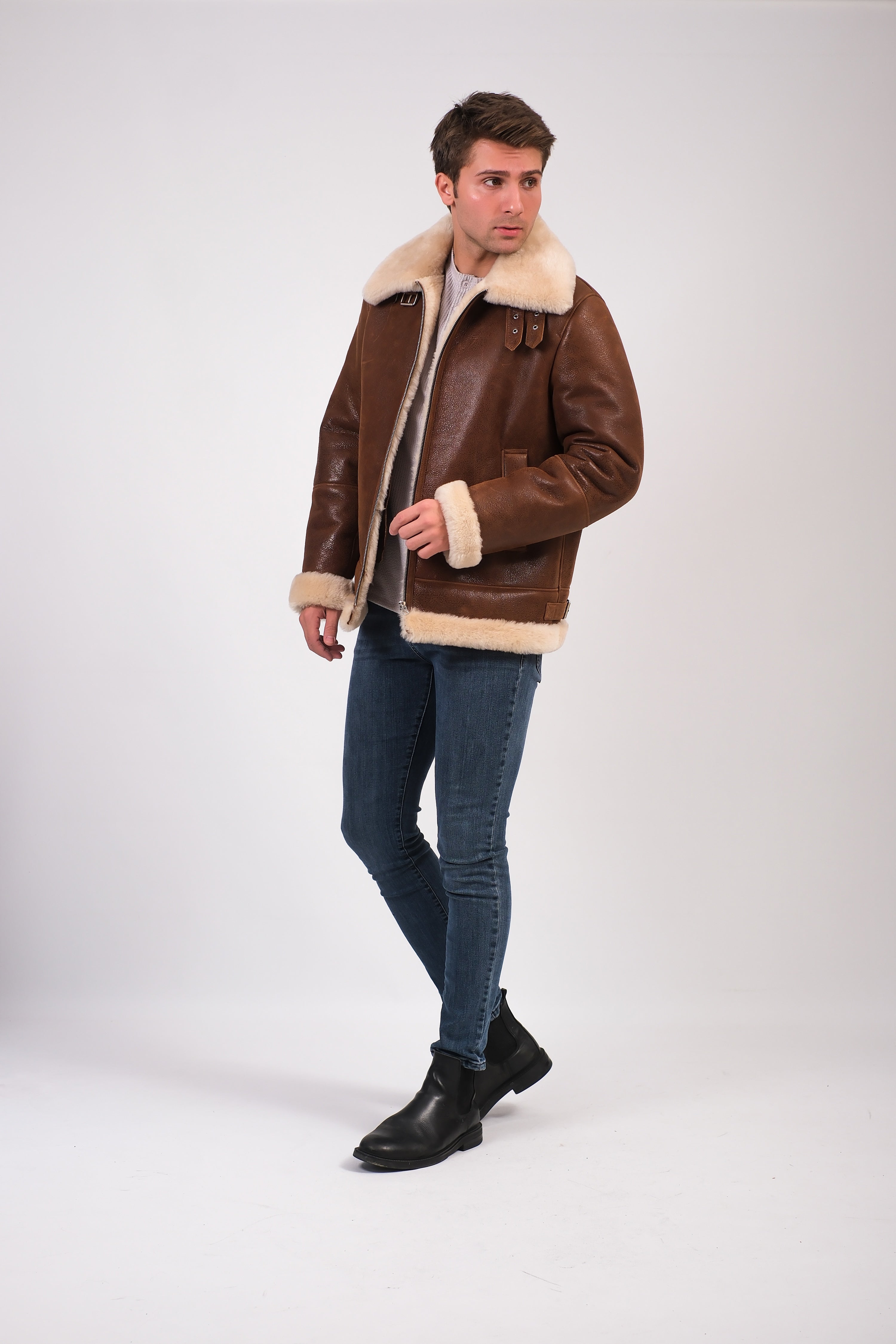 Rupert Shearling Aviator Jacket
