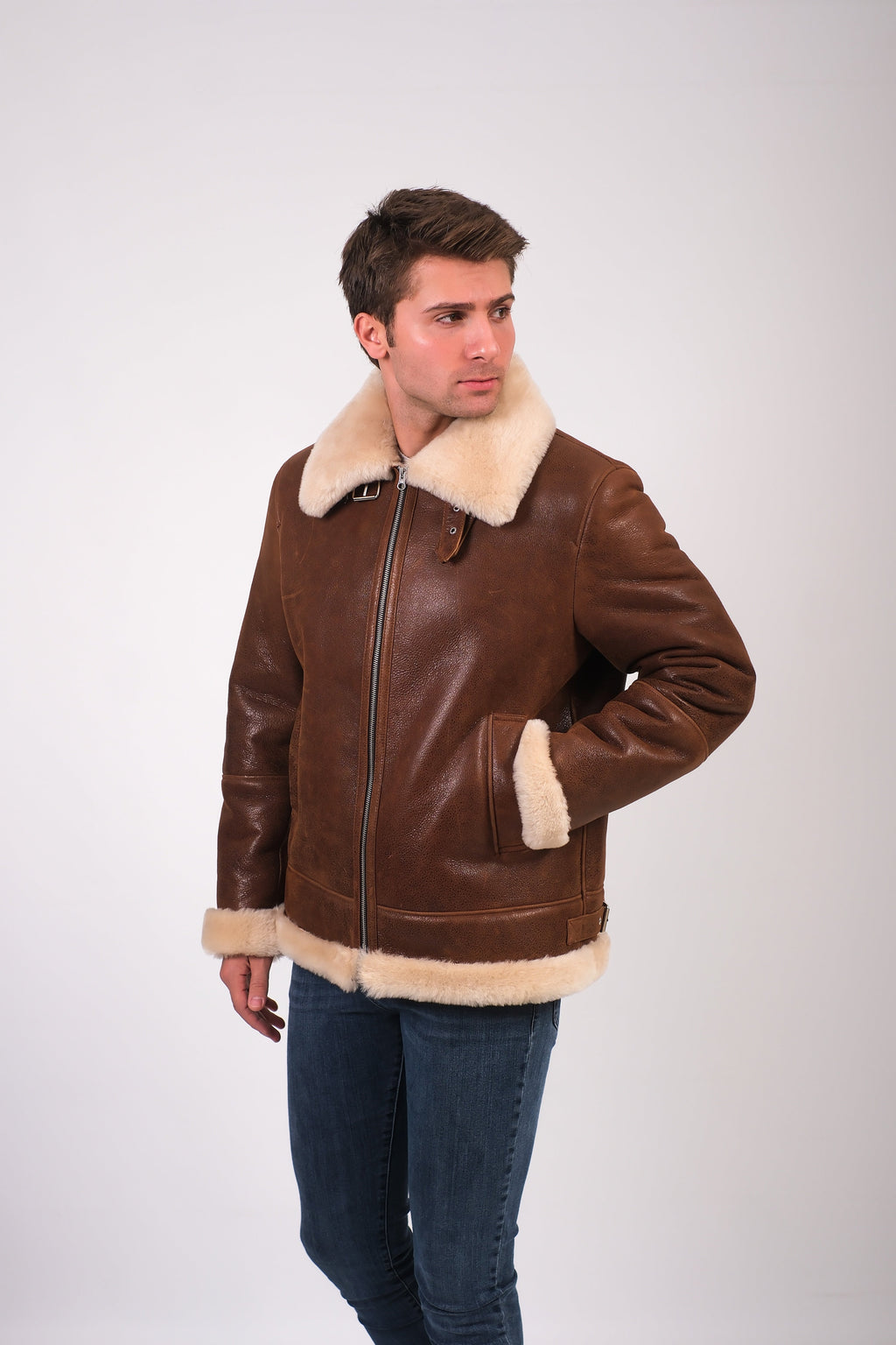 Rupert Shearling Aviator Jacket