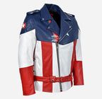 CAPTAIN AMERICA Leather Jacket for Men Avenger Jacket