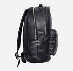 Men's Leather Backpack Classic Leather Laptop Bag Backpack