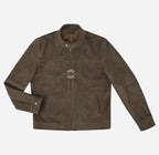 The REVIVAL Men's Premium Goat Suede Racer Jacket