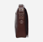 Unisex Leather Crossbody Laptop Satchel Bags