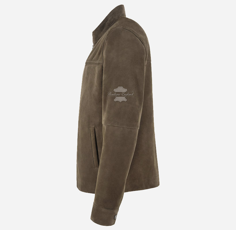 The REVIVAL Men's Premium Goat Suede Racer Jacket