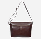 Unisex Leather Crossbody Laptop Satchel Bags