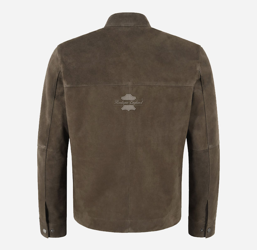 The REVIVAL Men's Premium Goat Suede Racer Jacket