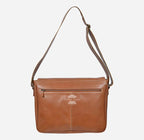 Unisex Leather Crossbody Laptop Satchel Bags
