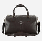 HOLDALL Leather Weekend Duffel Bag Travel Gym Bag