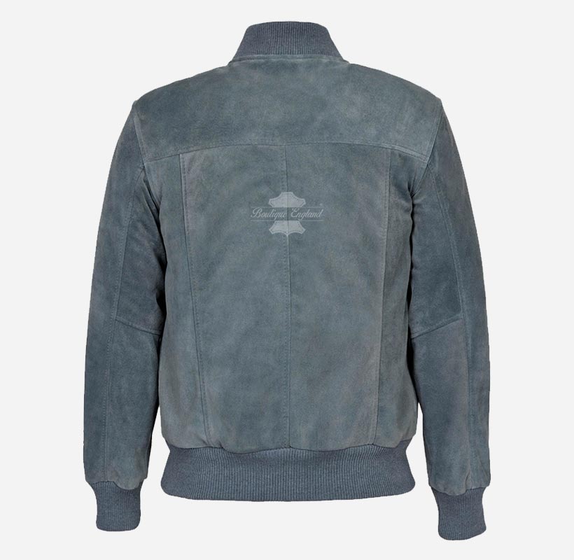 70'S Classic Suede Bomber Jacket Retro Flight Leather Jacket