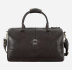 HOLDALL Leather Weekend Duffel Bag Travel Gym Bag
