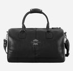 HOLDALL Leather Weekend Duffel Bag Travel Gym Bag
