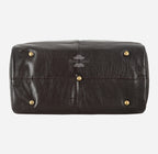 HOLDALL Leather Weekend Duffel Bag Travel Gym Bag