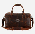 HOLDALL Leather Duffel Bag Weekend Travel & Gym Holdall