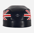 Union Jack Leather Bandana Pre-Tied Motorcycle Casual Bandana Cap