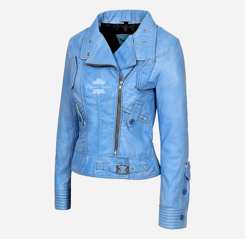 Essence Ladies Biker Leather Jacket Women Fashion Casual Jacket