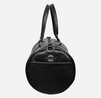 Round Holdall Leather Weekend Bag Travel Bag Duffel Gym Bag