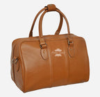 Unisex Leather Holdall Weekend Bag