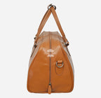 Unisex Leather Holdall Weekend Bag