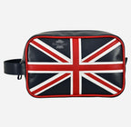 Union Jack Unisex Leather Toiletry Bag Wash Bag