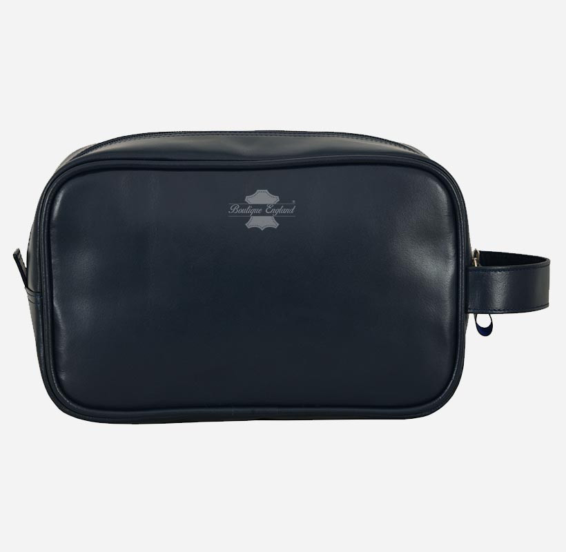 Union Jack Unisex Leather Toiletry Bag Wash Bag