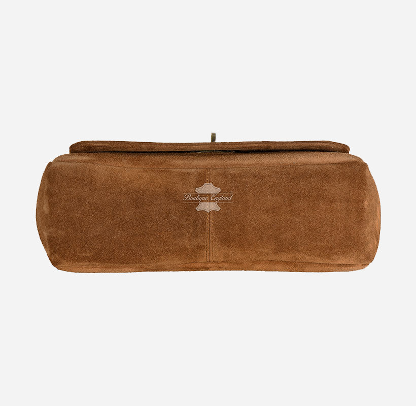 Women Crossbody Messenger Bag Suede Shoulder Bag